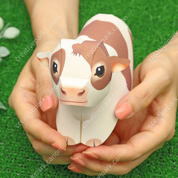 CapCut_Paper animal cow