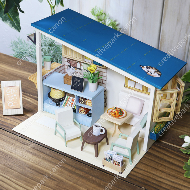 Miniature world (Café) - Play - Educational - Paper Craft - Canon