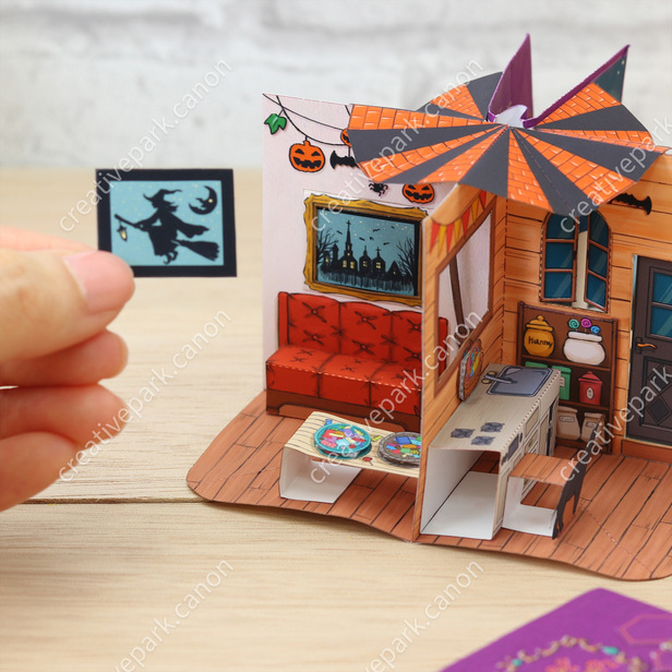disfraz apertura Arco iris libro POP-UP en miniatura Halloween - Mundo en miniatura - Juguetes - Arte  de papel - Canon Creative Park