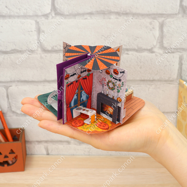 libro POP-UP in miniatura Halloween - Mondo in miniatura - Giocattoli -  Creazioni con la carta - Canon Creative Park