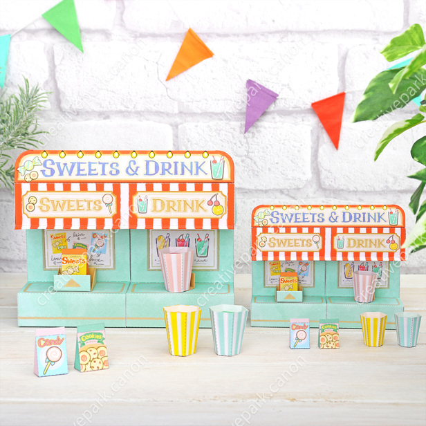 ドリンク＆スイーツバー（レトロ） - あそぶ - 知育