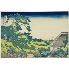 Surugadai in Edo, from the series “Thirty-six Views of Mount Fuji 