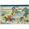 冨嶽三十六景 東海道江尻田子の浦略図 - 葛飾北斎 - 日本画 - 名画