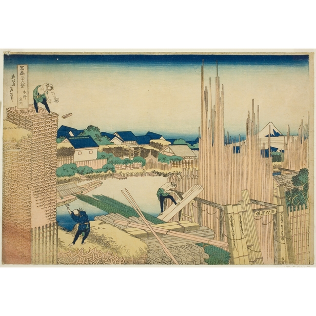 冨嶽三十六景 本所立川 - 葛飾北斎 - 日本画 - 名画 - Canon Creative Park