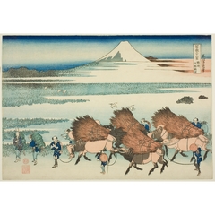 冨嶽三十六景 駿州大野新田 - 葛飾北斎 - 日本画 - 名画 - Canon