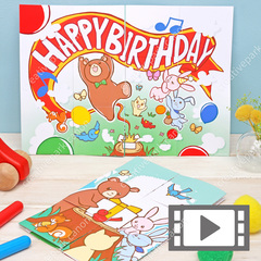 Surprised Picture (Happy Birthday in the Forest) - Play - Educational ...