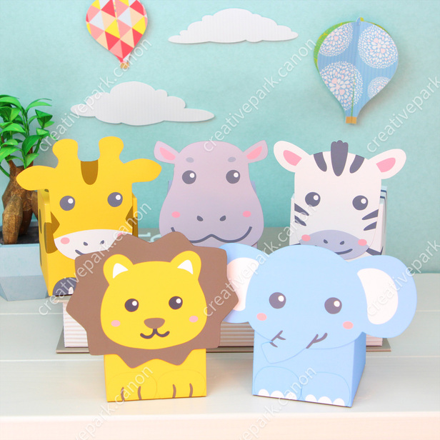 Box Animal (Zebra) - Play - Educational - Paper Craft