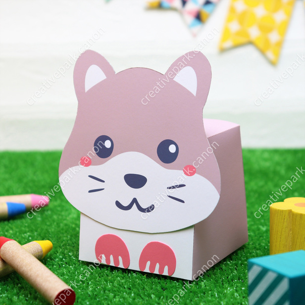 Box Animal (Hamster) - Play - Educational - Paper Craft - Canon Creative  Park