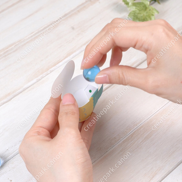 コロコロまゆ玉（ペット） - あそぶ - 知育 - ペーパークラフト