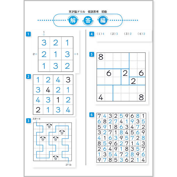 解答 天才脳ドリル 仮説思考 初級 1 6 まなぶ 企業 団体コラボ ペーパークラフト Canon Creative Park