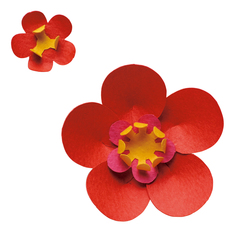 白地〉日本の花シリーズ 梅（うめ） - フラワー - 企業・団体コラボ 