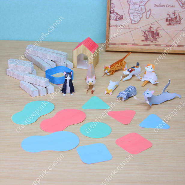 Miniature world (Café) - Play - Educational - Paper Craft - Canon