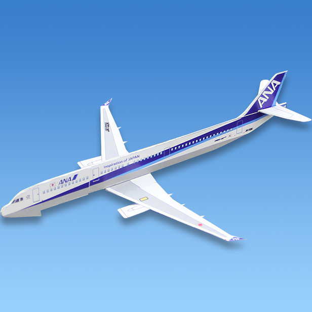 ANA・全日空・飛行機キーホルダー✈️エアプレーン・根付け - 航空機