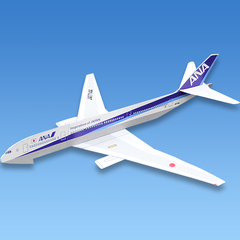 航空機・ヘリコプター B 777-200ER  ANA ANA ボーイング777-200 紙飛行機 - ANA - 企業・団体コラボ