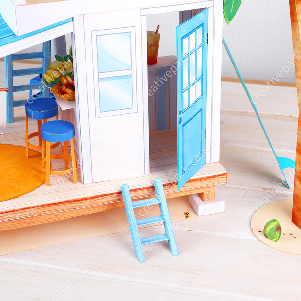 Miniature world (Café) - Play - Educational - Paper Craft - Canon