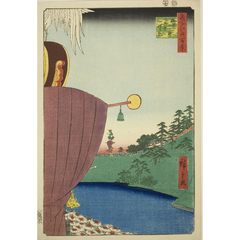 名所江戸百景 糀町一丁目山王祭ねり込 - 歌川広重 - 日本画 - 名画