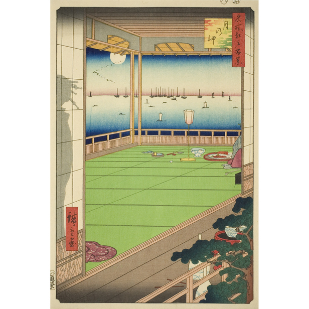 名所江戸百景 月の岬 - 歌川広重 - 日本画 - 名画 - Canon Creative Park