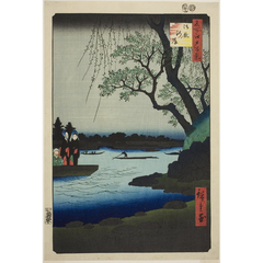 [明治期オリジナル浮世絵] 日光名勝十二景 大日池／三仏堂 [栃木・名所絵] 明治期オリジナル浮世絵] 日光名勝十二景 大日池／三仏堂 [栃木