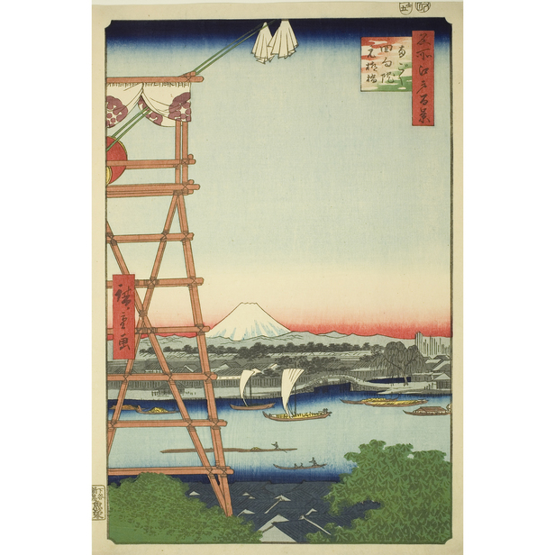 名所江戸百景 両ごく回向院元柳橋 - 歌川広重 - 日本画 - 名画 - Canon Creative Park