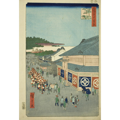 名所江戸百景 下谷(したや)広小路 - 歌川広重 - 日本画 - 名画