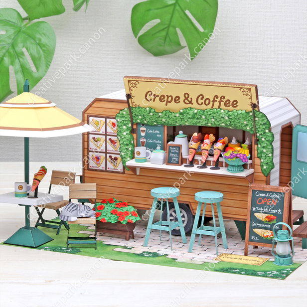 ミニチュアの世界（キッチンカー/クレープ＆カフェ） - あそぶ - 知育