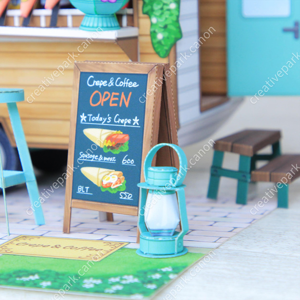 Miniature world (Café) - Play - Educational - Paper Craft - Canon