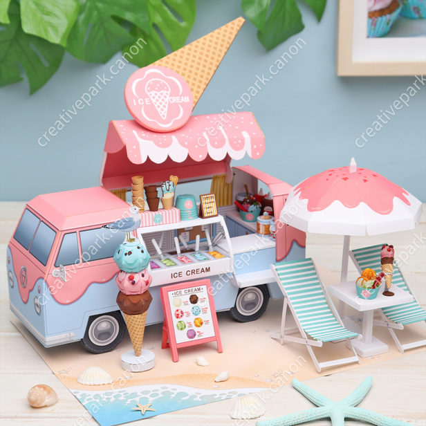 Miniature world (Bakery) - Miniature world - Toys - Paper Craft - Canon  Creative Park