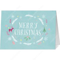 Greeting Cards (Christmas / Light Blue) - 7