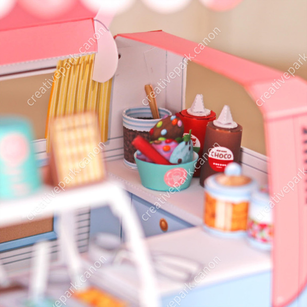 Miniature world (Bakery) - Play - Educational - Paper Craft