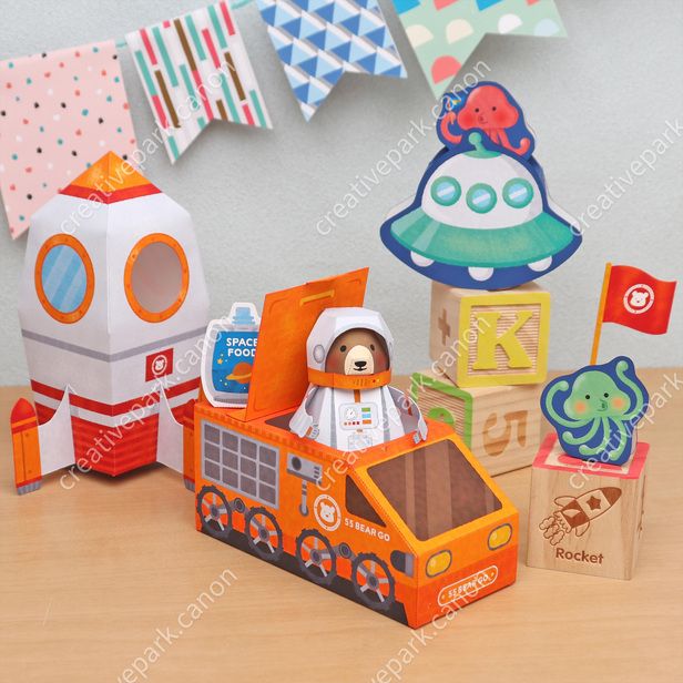 ミニチュアドールセット（くまの宇宙飛行士） - あそぶ - 知育  