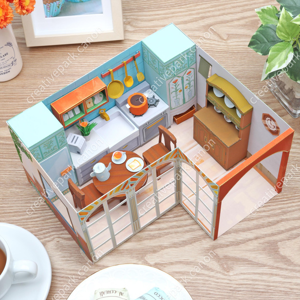 Miniature Mart Big Size Dolls House With Dining Room, Terrace