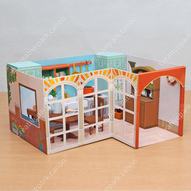 Mondo In Miniatura (Interna Casa / Cucina) - Gioca - Educativo - Creazioni  con la carta - Canon Creative Park
