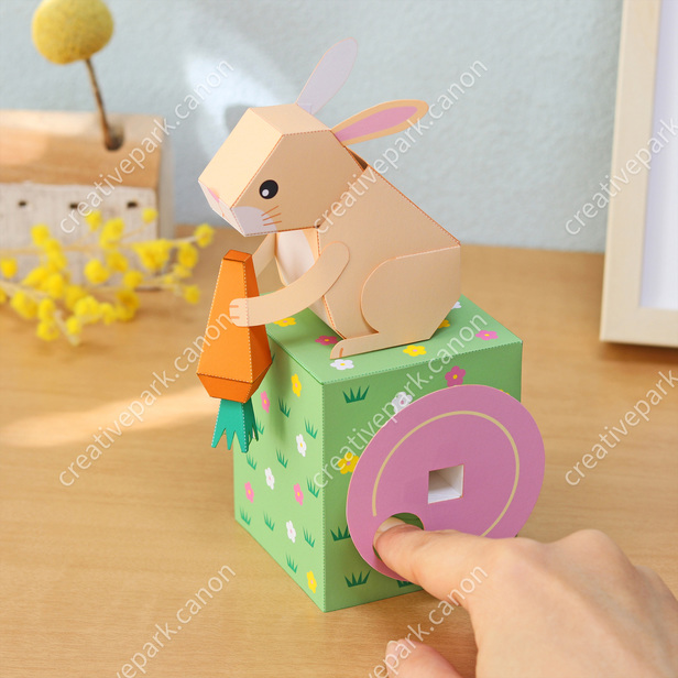 How to make moving paper Hen, Easy paper crafts
