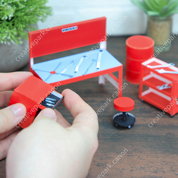 Miniature tool set - Miniature world - Toys - Paper Craft - Canon