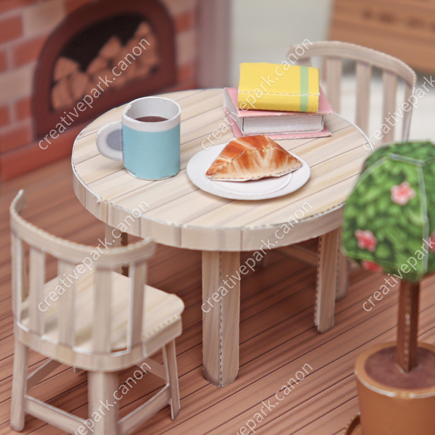 Miniature world (Bakery) - Miniature world - Toys - Paper Craft - Canon  Creative Park