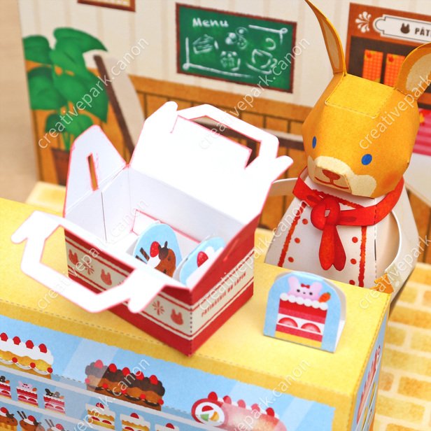 Miniature world (Café) - Play - Educational - Paper Craft - Canon