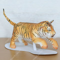 Papercraft recortable de un tigre  Proyectos de manualidades con