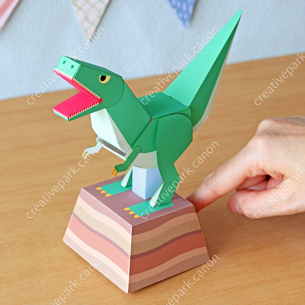 Tyrannosaurus Moving toy Moving toy Mechanical Toy Toys Paper Craft Canon Creative Park