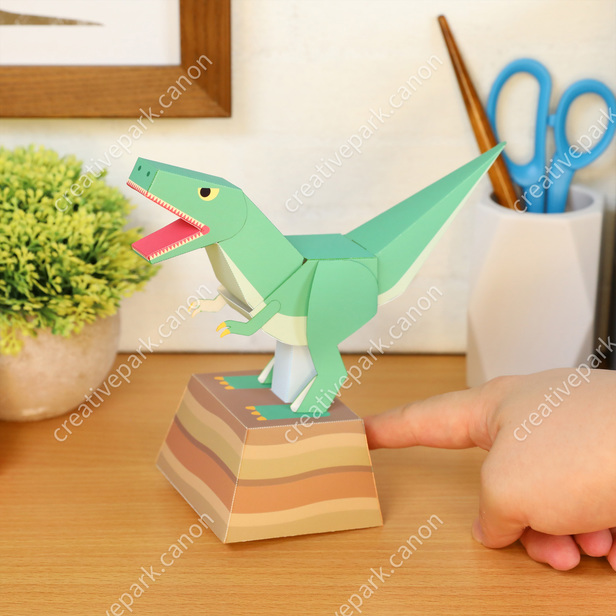 Moving Paper Dinosaur