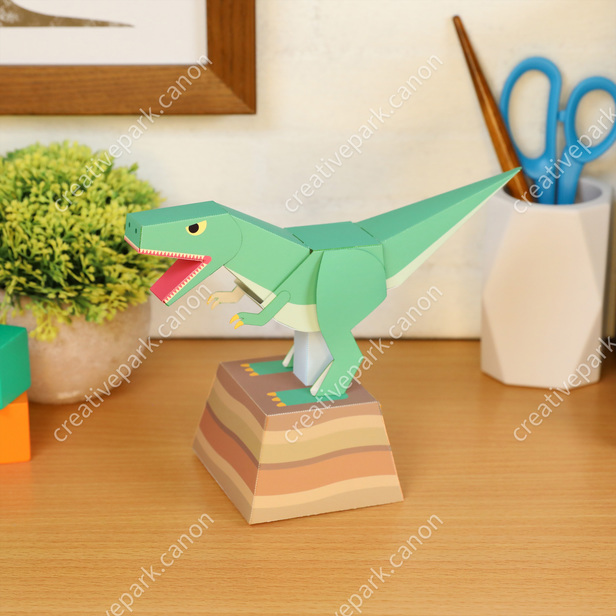 Tyrannosaurus (Moving toy) - Moving toy / Mechanical Toy - Toys - Paper  Craft - Canon Creative Park