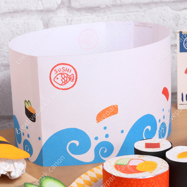 Make Believe (Sushi restaurant set) - Play - Educational - Paper Craft -  Canon Creative Park