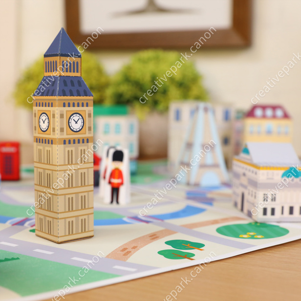 Miniature world (Café) - Play - Educational - Paper Craft - Canon