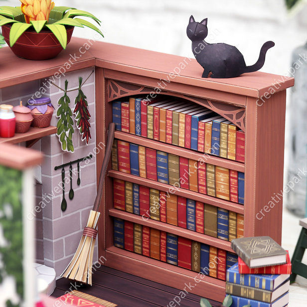 100 Miniature Books Bundle 20 X Red, Brown, Green, Yellow, Blue Wizard  Library, Witches, Dollhouse or Diorama Download 