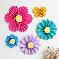 String Decoration (Flower) - Paper Fans - Hanging Decoration - Home and ...