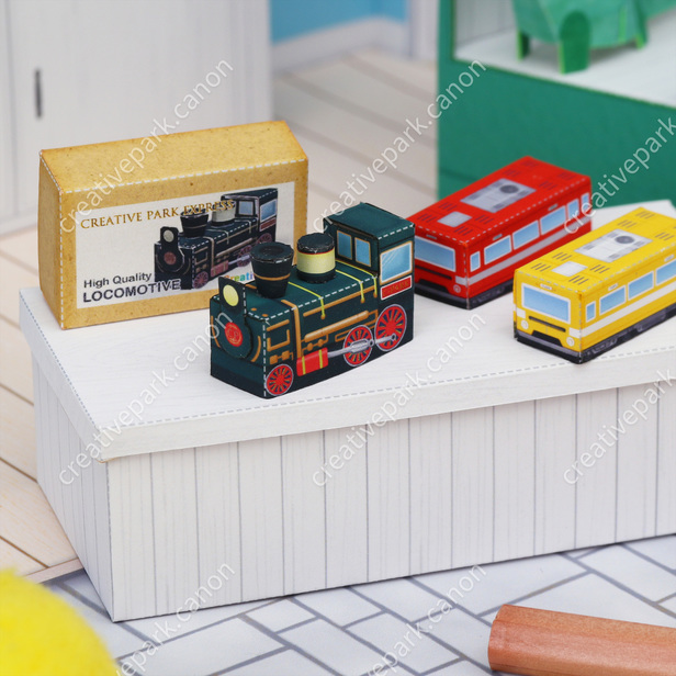 Miniature world (Café) - Play - Educational - Paper Craft - Canon