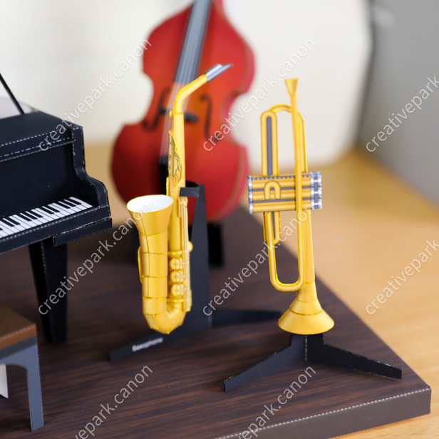 ミニチュア楽器セット（ジャズ） - ミニチュアの世界 - おもちゃ