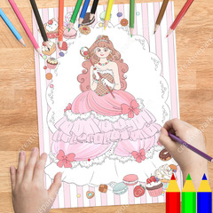 プリント絵画　Cariofillee プリント絵画 Cariofillee