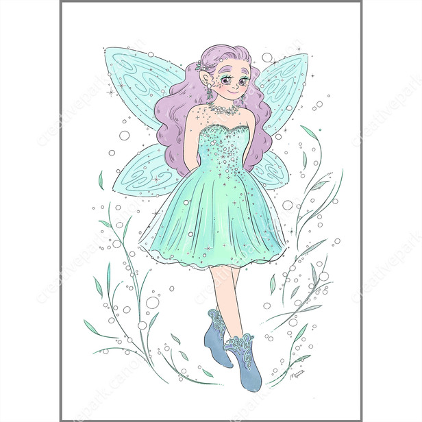 How to Draw a Fairy - Easy Drawing Tutorial For Kids
