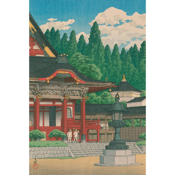 身延山久遠寺 - 川瀬巴水 - 日本画 - 名画 - Canon Creative Park 身延山久遠寺 - 川瀬巴水 - 日本画 - 名画 - Canon Creative Park