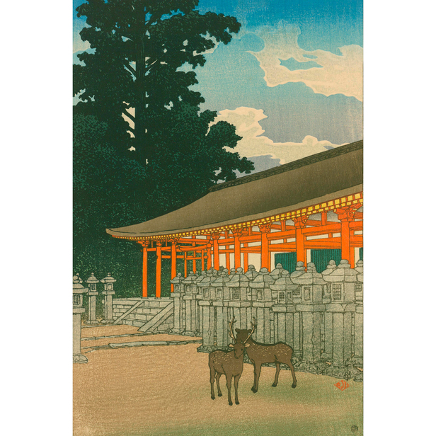 奈良春日神社 - 川瀬巴水 - 日本画 - 名画 - Canon Creative Park